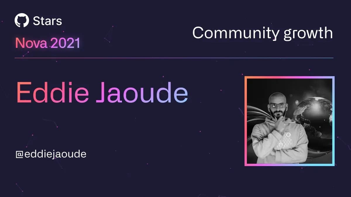 GitHub Community Growth Award 2021 for the EddieHub Community