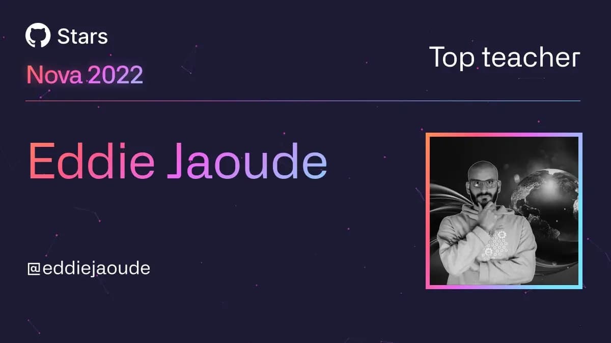 GitHub Top Teacher 2022 for GitHub Educational Content Creation